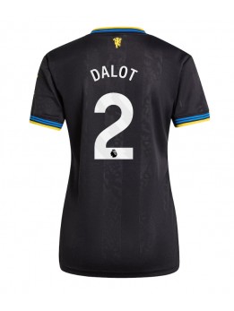 Manchester United Diogo Dalot #2 Replika Tredje Kläder Dam 2025-26 Kortärmad